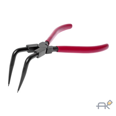 Съемник для внутренних стопорных колец. изогнутые губки 90*. сжим. 180мм ST30010